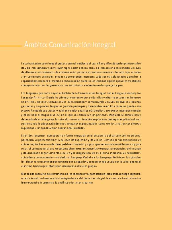 Ámbito: Comunicación integral Ámbito: Comunicación integral
