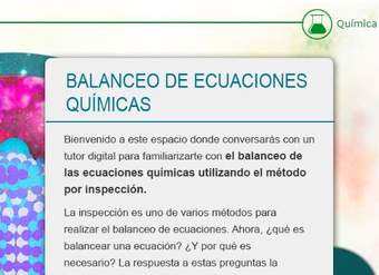 Balanceo de ecuaciones Balanceo de ecuaciones
