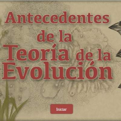 Antecedentes de la teoría de la evolución Antecedentes de la teoría de la evolución