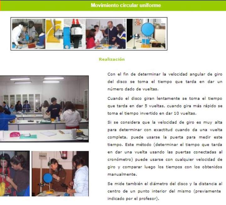 Movimiento circular uniforme Movimiento circular uniforme