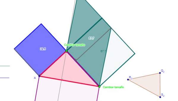 Demostración del Teorema de Pitágoras Demostración del Teorema de Pitágoras