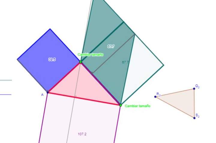 Demostración del Teorema de Pitágoras Demostración del Teorema de Pitágoras