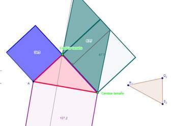 Demostración del Teorema de Pitágoras Demostración del Teorema de Pitágoras