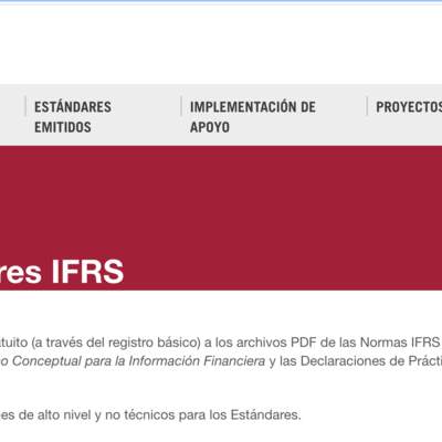 Internacional Financial Reporting Standards (IFRS) Internacional Financial Reporting Standards (IFRS)