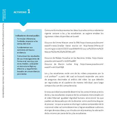 Sugerencia para el profesor: Actividad 1 Sugerencia para el profesor: Actividad 1