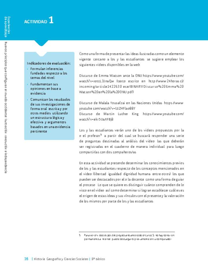 Sugerencia para el profesor: Actividad 1 Sugerencia para el profesor: Actividad 1