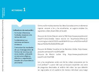 Sugerencia para el profesor: Actividad 1 Sugerencia para el profesor: Actividad 1