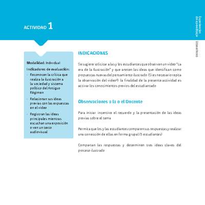 Sugerencia para el profesor: Actividad 1 Sugerencia para el profesor: Actividad 1