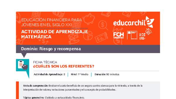 Riesgo y Recompensa 3 Riesgo y Recompensa 3