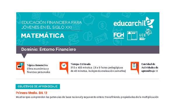 Dominio: Entorno Financiero Dominio: Entorno Financiero