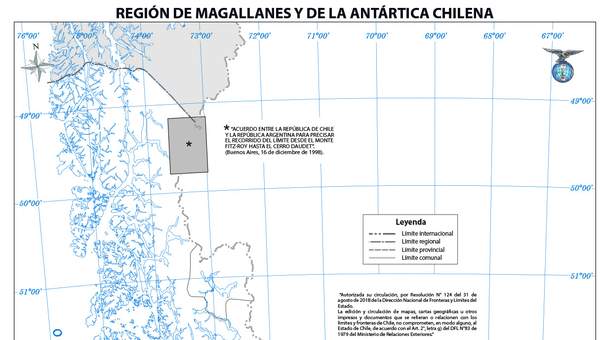 Mapa región de Magallanes y de la Antártica Chilena (mudo) Mapa región de Magallanes y de la Antártica Chilena (mudo)