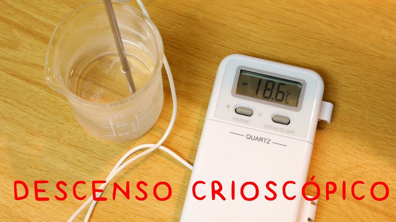 Propiedades Coligativas de las Disoluciones. Descenso Crioscópico Propiedades Coligativas de las Disoluciones. Descenso Crioscópico