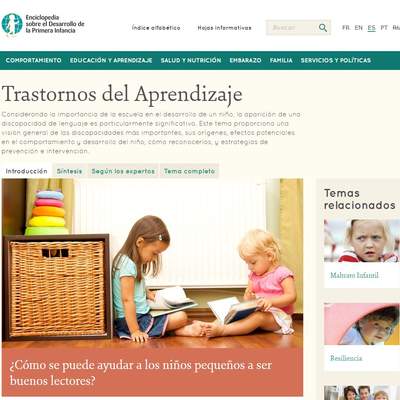Trastornos del aprendizaje - Enciclopedia Infantes Trastornos del aprendizaje - Enciclopedia Infantes