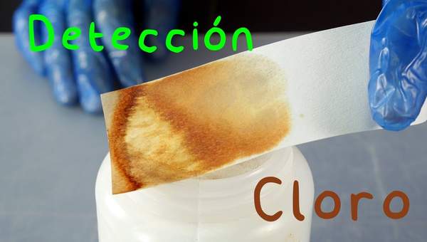 Detección de Cloro. Reacción Redox. Experimento de Química. Detección de Cloro. Reacción Redox. Experimento de Química.