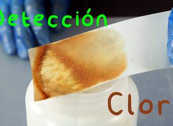 Detección de Cloro. Reacción Redox. Experimento de Química. Detección de Cloro. Reacción Redox. Experimento de Química.