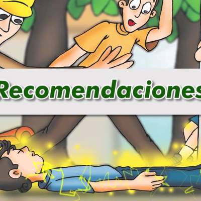 Actúe así en caso de electrocución Actúe así en caso de electrocución