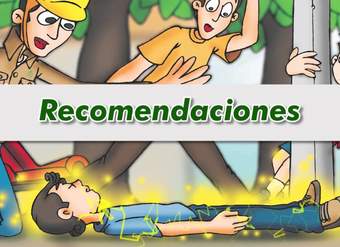 Actúe así en caso de electrocución Actúe así en caso de electrocución