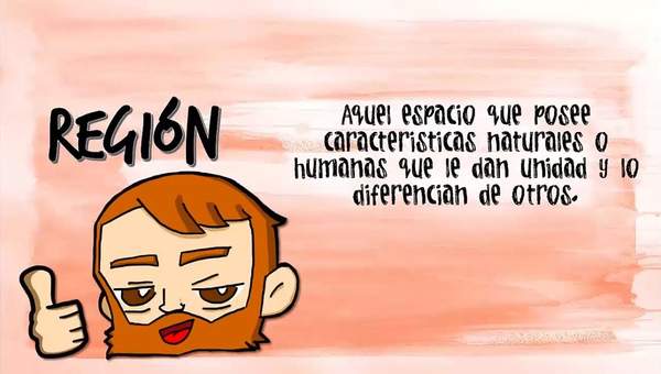 Concepto de región Concepto de región