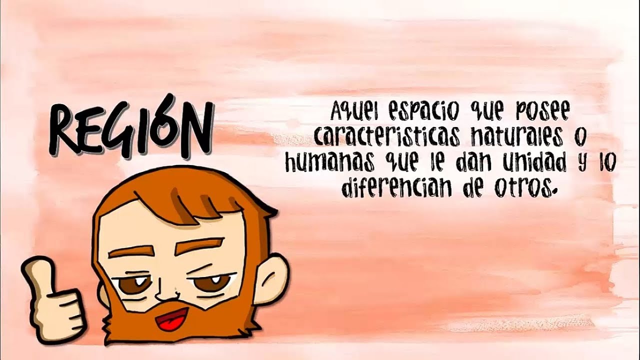 Concepto de región Concepto de región