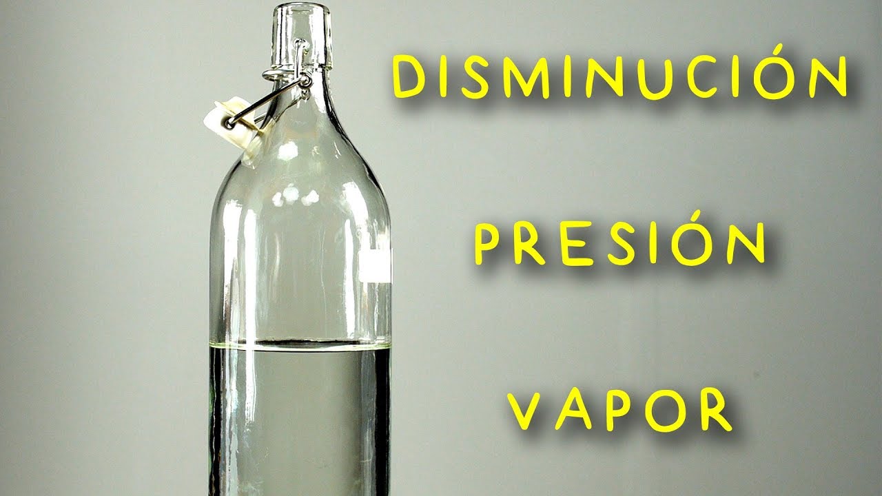 Propiedades Coligativas de las Disoluciones. Disminución de la Presión de Vapor Propiedades Coligativas de las Disoluciones. Disminución de la Presión de Vapor