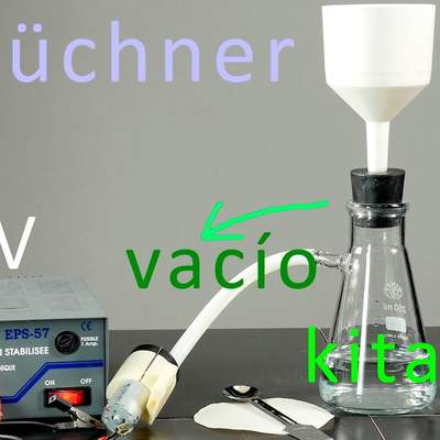 Filtración por Succión o Vacío. Kitasato y Embudo Büchner. Filtración por Succión o Vacío. Kitasato y Embudo Büchner.
