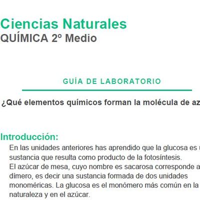 ¿Qué elementos químicos forman la molécula de azúcar? ¿Qué elementos químicos forman la molécula de azúcar?