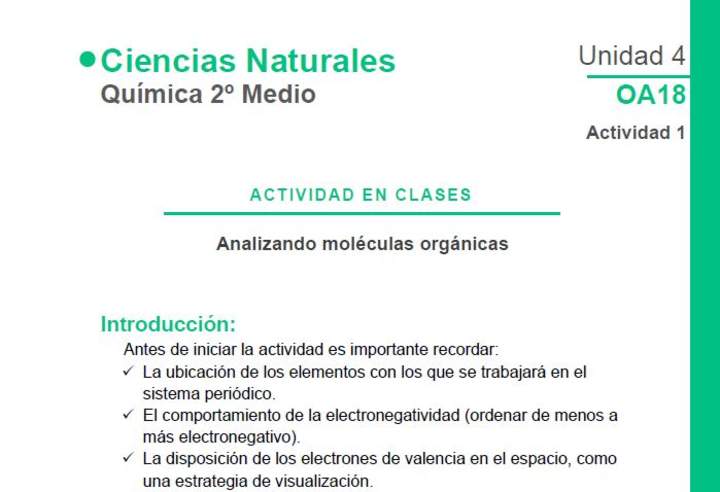 Analizando Moléculas Orgánicas Analizando Moléculas Orgánicas