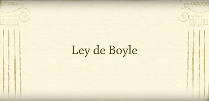 Gases: Ley de Boyle Gases: Ley de Boyle