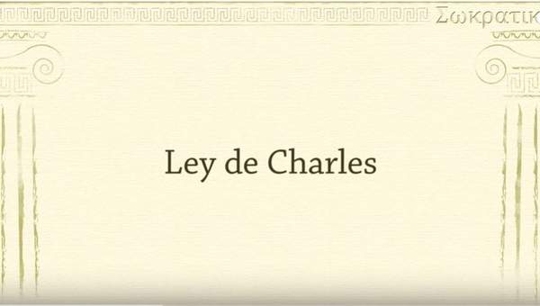 Ley de Charles Ley de Charles