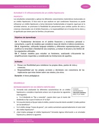 Actividad 3: El refinanciamiento de un crédito hipotecario Actividad 3: El refinanciamiento de un crédito hipotecario