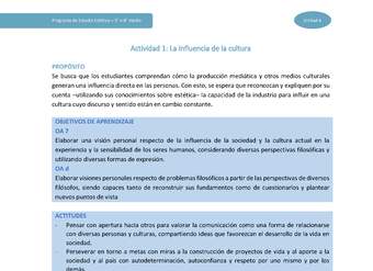 Actividad 1: La influencia de la cultura