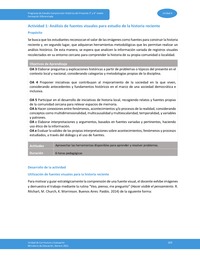 Actividad 1: Análisis de fuentes visuales para estudio de la historia reciente Actividad 1: Análisis de fuentes visuales para estudio de la historia reciente