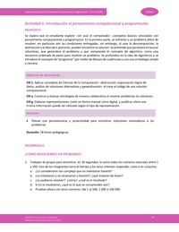 Actividad 1: Introducción al pensamiento computacional y programación Actividad 1: Introducción al pensamiento computacional y programación