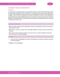 Actividad 3: Ubicación a través de GPS Actividad 3: Ubicación a través de GPS