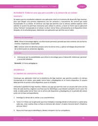 Actividad 4: Elaborar una App para acceder a la cámara de un celular Actividad 4: Elaborar una App para acceder a la cámara de un celular