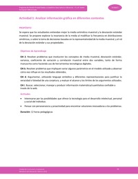 Actividad 1: Analizar información gráfica en diferentes contextos Actividad 1: Analizar información gráfica en diferentes contextos