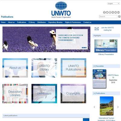 Publicaciones de la Organización Mundial del Turismo Publicaciones de la Organización Mundial del Turismo