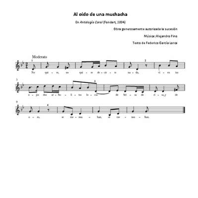 Al oído de una muchacha Al oído de una muchacha