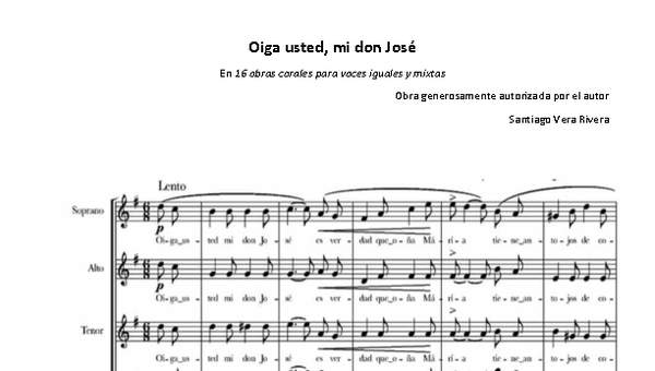 Oiga usted, mi don José Oiga usted, mi don José