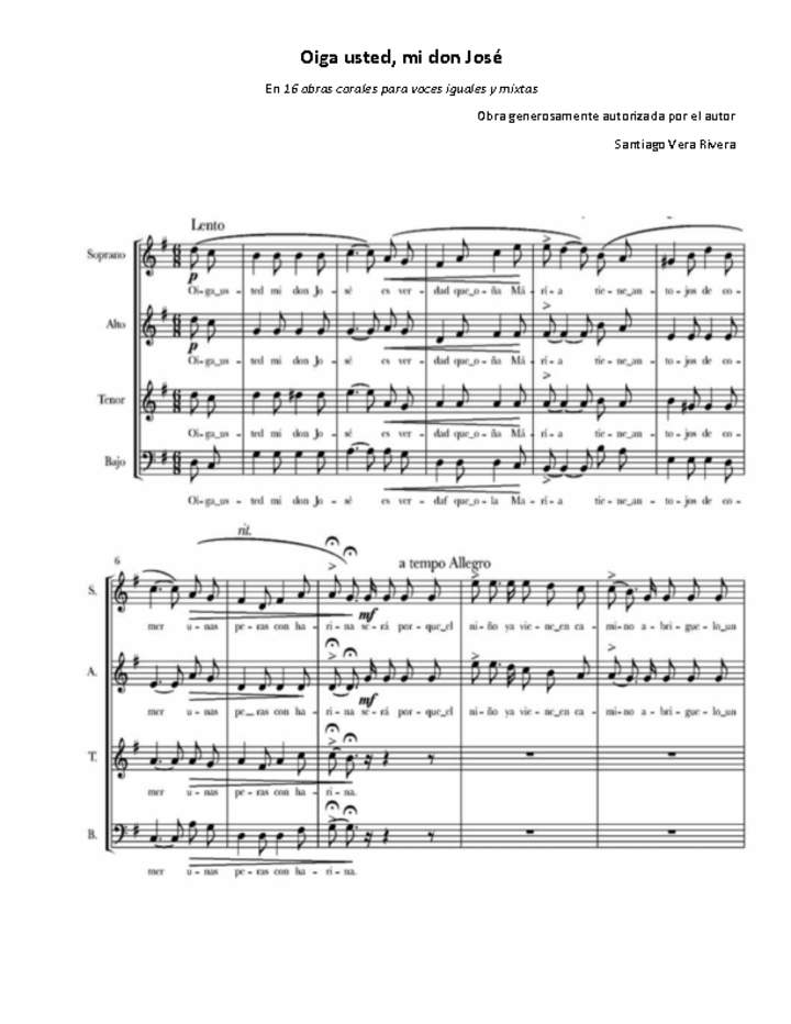 Oiga usted, mi don José Oiga usted, mi don José