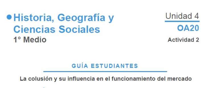 La colusión y su influencia en el funcionamiento del mercado La colusión y su influencia en el funcionamiento del mercado