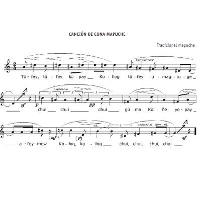 Canción de cuna mapuche Canción de cuna mapuche