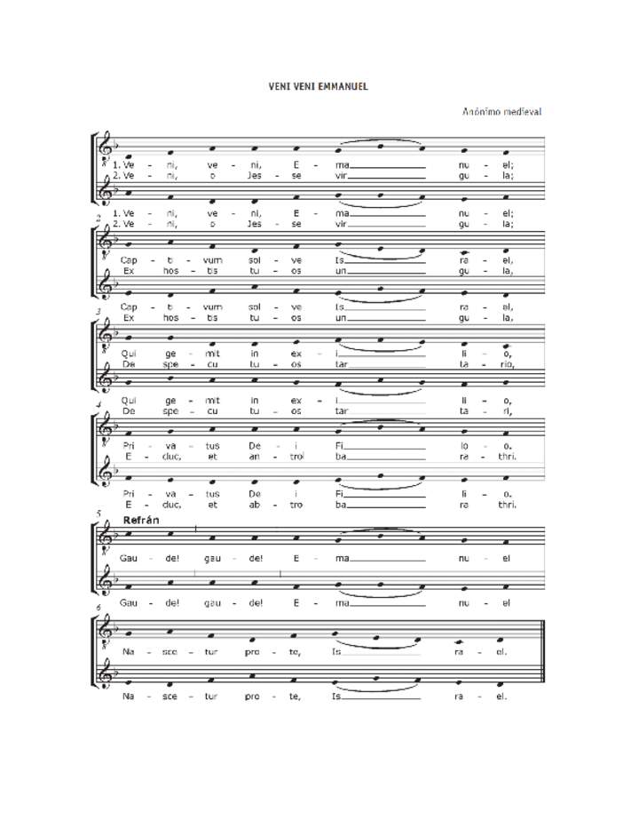 Veni veni Emmanuel Veni veni Emmanuel