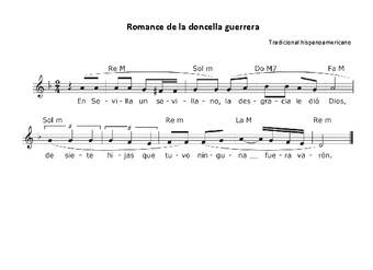 Romance de la doncella guerrera Romance de la doncella guerrera