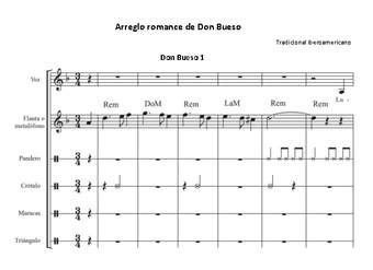 Arreglo romance de Don Bueso Arreglo romance de Don Bueso