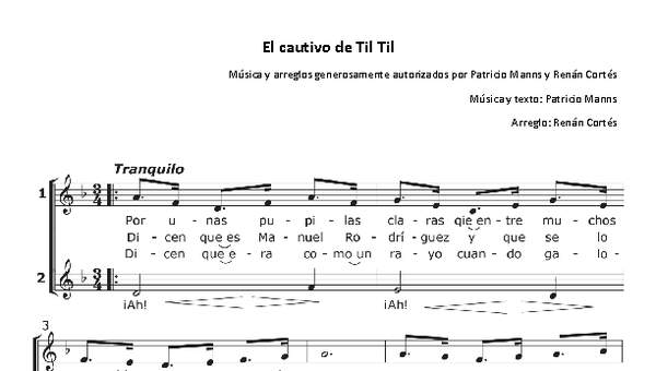 El cautivo de Til Til El cautivo de Til Til