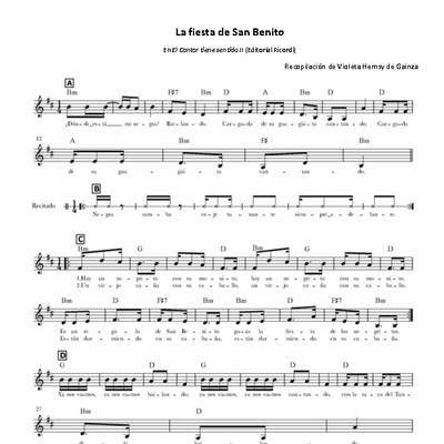 La fiesta de San Benito La fiesta de San Benito