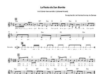 La fiesta de San Benito La fiesta de San Benito