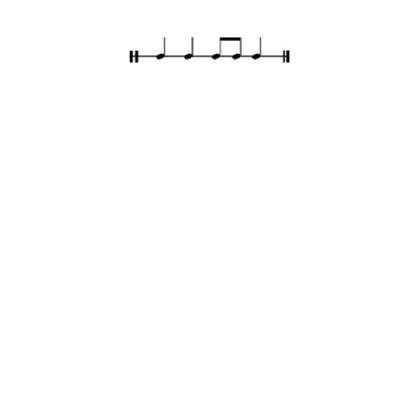 Ejemplo actividad 11: partitura Ejemplo actividad 11: partitura