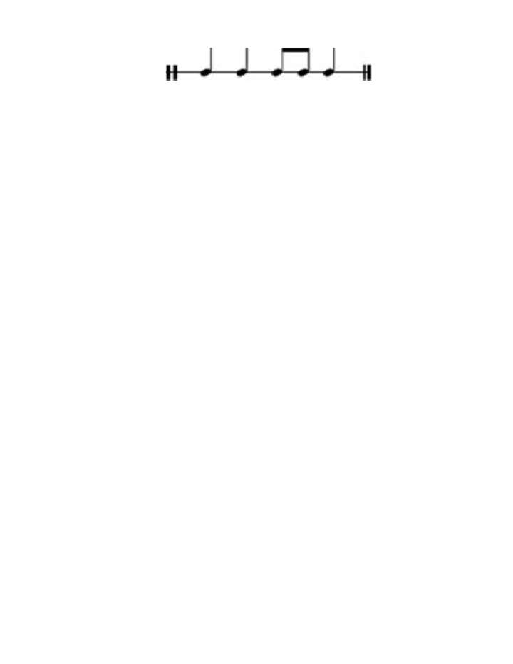 Ejemplo actividad 11: partitura Ejemplo actividad 11: partitura